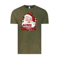 Vintage Olive merry christmas santa Vintage Tee - JahusDesignShop