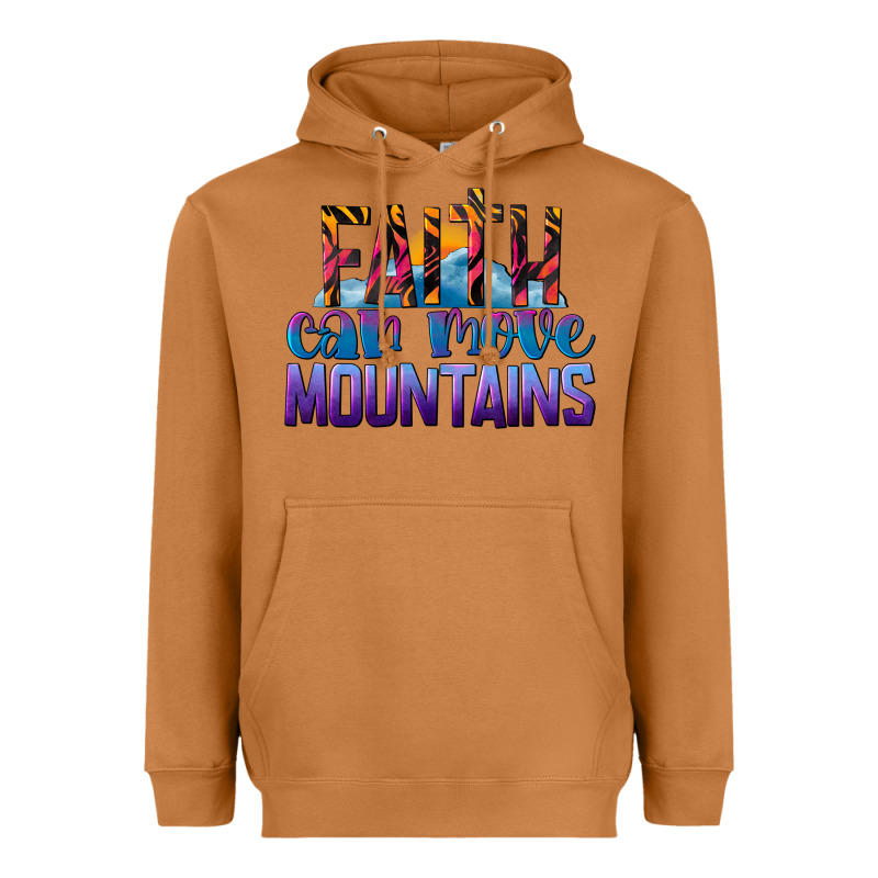 Faith Can Move Mountains Heavyweight Hoodie by LillyAllenDesigns | Teevron