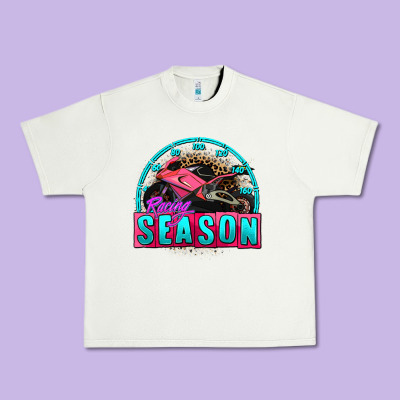 Racing Season Motorcycle Urban Heavy Tee Designed By Adodesignshop