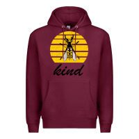 Burgundy Bee Kind Premium Hoodie - Bettercallsaul