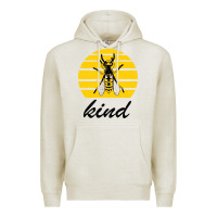 Oatmeal Heather Bee Kind Premium Hoodie - Bettercallsaul
