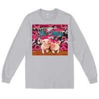 Moon Dust be mine valentine's day pigs Long Sleeve Tee - Jasminsmagicworld