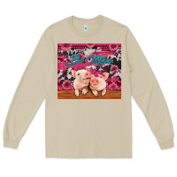 Mushroom be mine valentine's day pigs Long Sleeve Tee - Jasminsmagicworld
