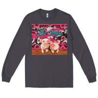 Smoke be mine valentine's day pigs Long Sleeve Tee - Jasminsmagicworld