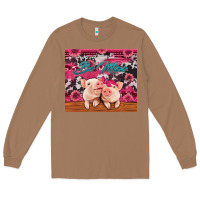 Toasted Coconut be mine valentine's day pigs Long Sleeve Tee - Jasminsmagicworld
