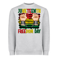 Heather Grey juneteenth freedom day Heavyweight Sweatshirt - Artiststas