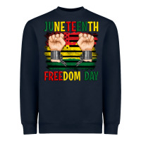 Navy juneteenth freedom day Heavyweight Sweatshirt - Artiststas