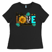 Black for the love of sunshine Ladies Tee - RanaPortraitStore
