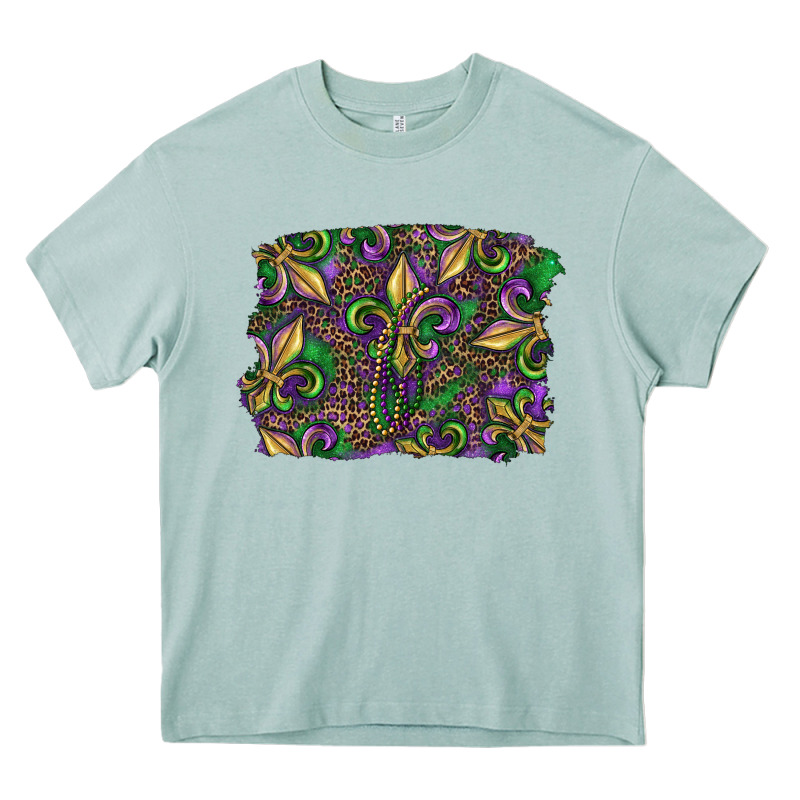 Mardi Gras Fleur De Lis Heavy Core Tee by RanaPortraitStore | Teevron