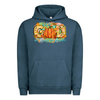 Pigment Midnight Navy with god all things are possible Urban Hoodie - CowGirlArtShop