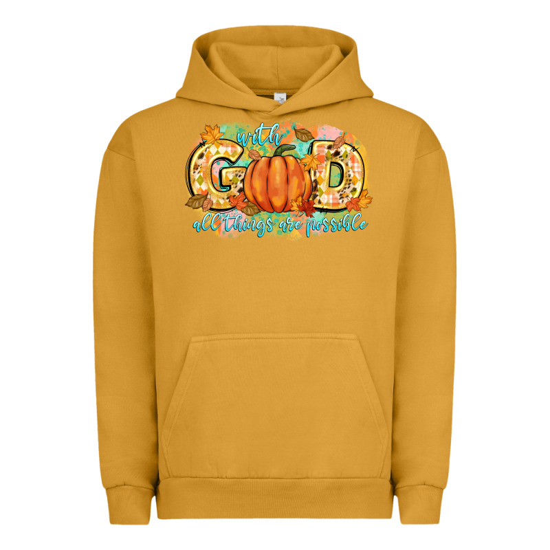 With God All Things Are Possible Urban Hoodie by CowGirlArtShop | Teevron