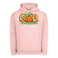 Pigment Salmon with god all things are possible Urban Hoodie - CowGirlArtShop