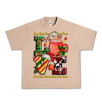 Burro love with coffee cup and christmas lights Urban Heavy Tee - AdoDesignShop