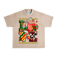 French Oak love with coffee cup and christmas lights Urban Heavy Tee - AdoDesignShop