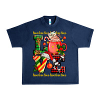 Navy love with coffee cup and christmas lights Urban Heavy Tee - AdoDesignShop