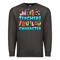 Smoke weird teachers build character Premium Sweatshirt - Artiststas