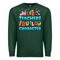 Sports Green weird teachers build character Premium Sweatshirt - Artiststas