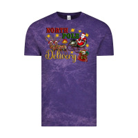 Cloud Purple North Pole Delivery Santa Sleigh Vintage Tee - Artiststas