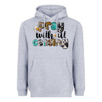 Heather Grey Pray Without Ceasing Heavyweight Hoodie - LillyAllenDesigns