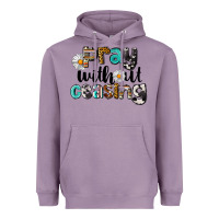 Lavender Pray Without Ceasing Heavyweight Hoodie - LillyAllenDesigns