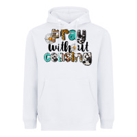 White Pray Without Ceasing Heavyweight Hoodie - LillyAllenDesigns