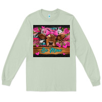 Be Mine Valentine's Day Cow Long Sleeve Tee | Teevron