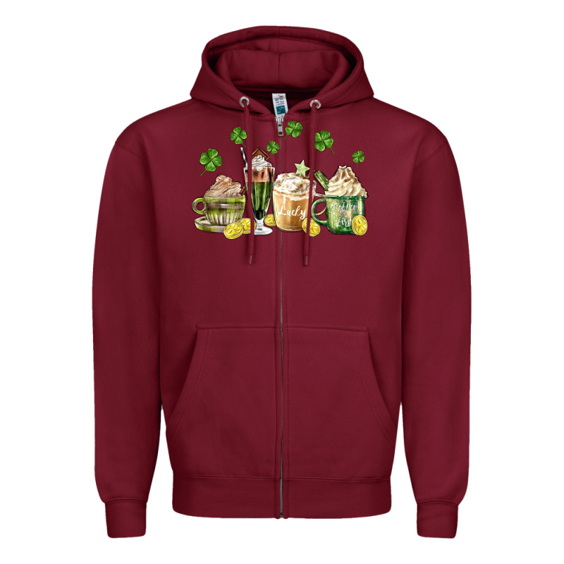 Patricks Day Coffee Zipper Hoodie by MaliasSmallBusiness | Teevron