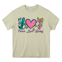 Mossy peace love springwith flowers and butterfly Heavy Core Tee - Artiststas