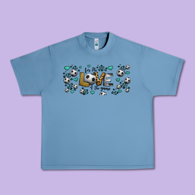 For The Love Of The Game Soccer Urban Heavy Tee Designed By Jasminsmagicworld