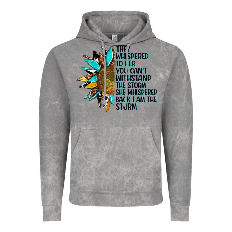 Sunflower They Whispered To Her Vintage Hoodie by AdoDesignShop | Teevron