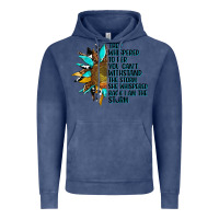 Vintage Denim sunflower they whispered to her Vintage Hoodie - AdoDesignShop