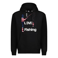 Black I love fishing Premium Hoodie - Bettercallsaul