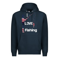 Navy I love fishing Premium Hoodie - Bettercallsaul