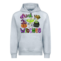 Heather Grey drink up witches Urban Hoodie - CowGirlArtShop