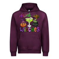 Mauve Wine drink up witches Urban Hoodie - CowGirlArtShop