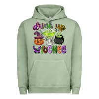 Pigment Oil Green drink up witches Urban Hoodie - CowGirlArtShop