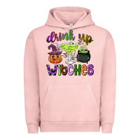 Pigment Salmon drink up witches Urban Hoodie - CowGirlArtShop