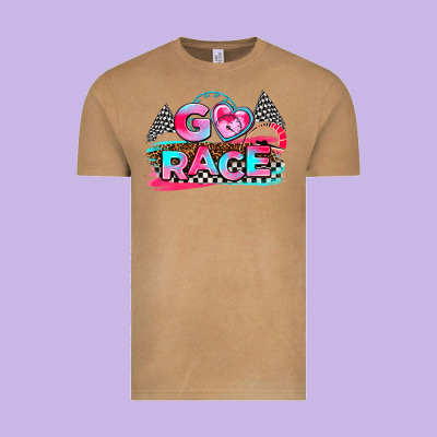 Go Race Vintage Tee Designed By Adodesignshop