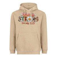 Mushroom Western She Is Strong Heavyweight Hoodie - LillyAllenDesigns