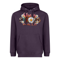 Plum Western She Is Strong Heavyweight Hoodie - LillyAllenDesigns
