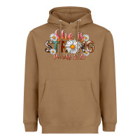 Toasted Coconut Western She Is Strong Heavyweight Hoodie - LillyAllenDesigns