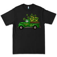 Black st patricks truck shamrock horseshoe gold Premium Tee - RanaPortraitStore