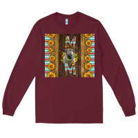 Burgundy Western Hampshire Sheep Mom Long Sleeve Tee - LillyAllenDesigns