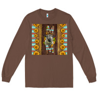 Chestnut Western Hampshire Sheep Mom Long Sleeve Tee - LillyAllenDesigns