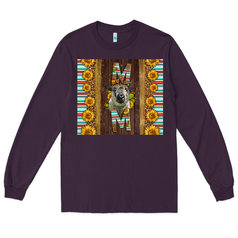 Western Hampshire Sheep Mom Long Sleeve Tee by LillyAllenDesigns | Teevron