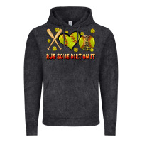 Vintage Black rub some dirt on it softball Vintage Hoodie - JahusDesignShop