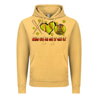 Vintage Mustard rub some dirt on it softball Vintage Hoodie - JahusDesignShop
