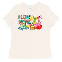 Bone float drink tan repeat Ladies Tee - RanaPortraitStore