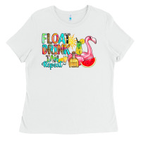 White float drink tan repeat Ladies Tee - RanaPortraitStore