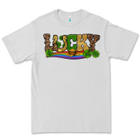 Dove Grey st patricks shamrock gold with rainbow Premium Tee - RanaPortraitStore